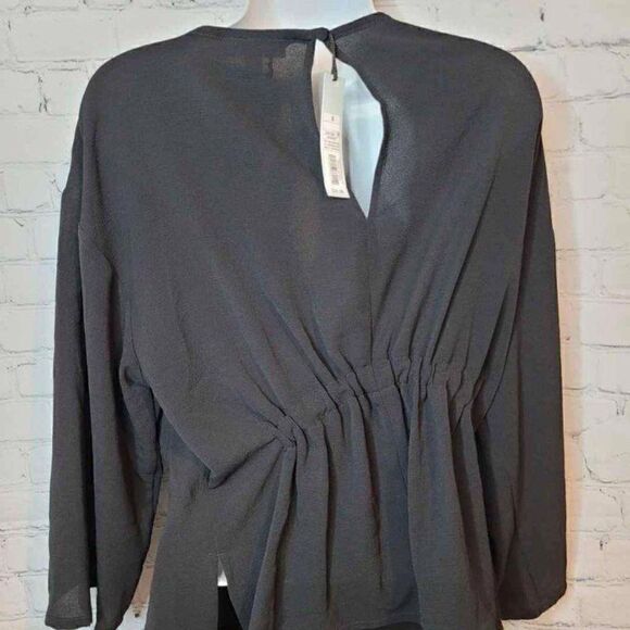 Women's Long Sleeves Cinched Blouse Small - Picture 4 of 4
